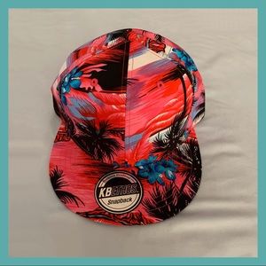 🧢 3 x $15 - Tropical palm tree snapback hat